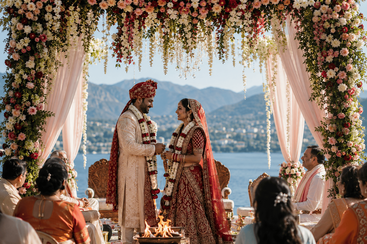 Indian wedding ceremony for a multi-day celebration